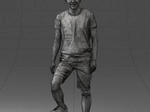 000097 Football Player 1212 3dp 3D Print Model
