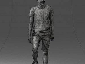 000097 Football Player 1212 3dp 3D Print Model