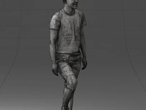 000097 Football Player 1212 3dp 3D Print Model