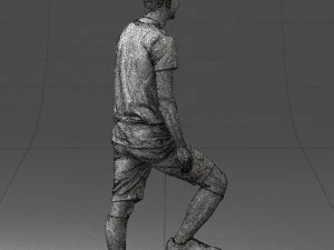 000097 Football Player 1212 3dp 3D Print Model