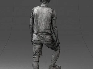 000097 Football Player 1212 3dp 3D Print Model