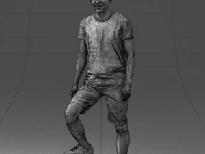 000097 Football Player 1212 3dp 3D Print Model
