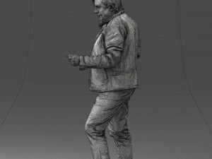 000130 Expressive Man in Colorful Casual Outfit 0531 3dp Model do druku 3D
