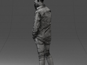000116 Trendy Young Man with Mobile 0118 3dp 3D Baskı Modeli