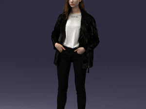 000125 Fille de mode 0425 3dp Modèles 3D en vedette