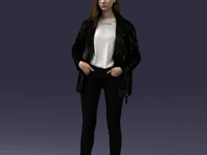 000125 Fashion girl 0425 3dp 3D Print Model
