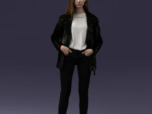 000125 Fashion girl 0425 3dp 3D Print Model