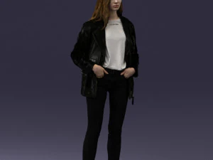 000125 Fashion girl 0425 3dp 3D Print Model