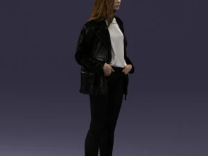 000125 Fashion girl 0425 3dp 3D Print Model