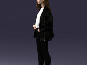 000125 Fashion girl 0425 3dp 3D-printmodel