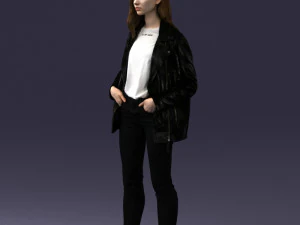000125 Fashion girl 0425 3dp 3D Print Model