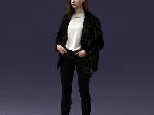 000125 Fashion girl 0425 3dp 3D Print Model