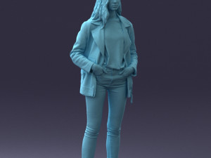 000125 Fashion girl 0425 3dp 3D-printmodel