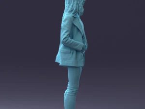 000125 Fashion girl 0425 3dp 3D Print Model