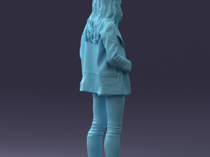 000125 Fashion girl 0425 3dp 3D-printmodel