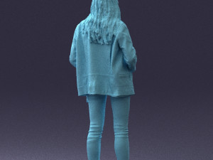 000125 Fashion girl 0425 3dp 3D-printmodel