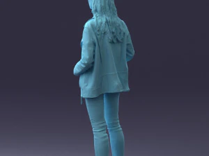 000125 Fashion girl 0425 3dp 3D Print Model