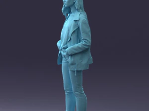 000125 Fashion girl 0425 3dp 3D Print Model
