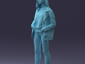 000125 Fashion girl 0425 3dp 3D-printmodel