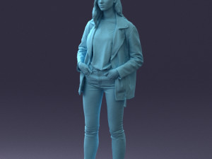 000125 Fashion girl 0425 3dp 3D-printmodel