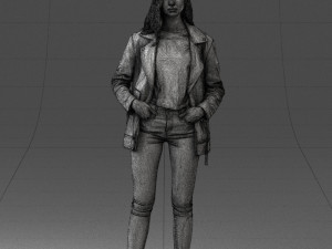 000125 Fashion girl 0425 3dp 3D-printmodel