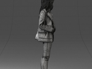 000125 Fashion girl 0425 3dp 3D-printmodel