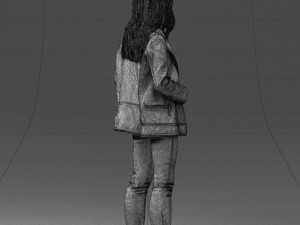 000125 Fashion girl 0425 3dp 3D-printmodel