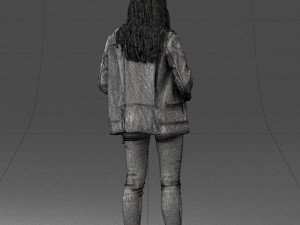 000125 Fashion girl 0425 3dp 3D-printmodel