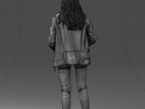 000125 Fashion girl 0425 3dp 3D-printmodel