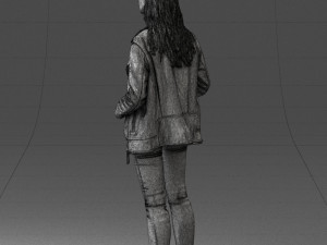 000125 Fashion girl 0425 3dp 3D-printmodel