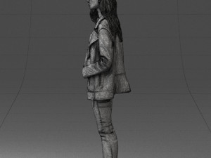 000125 Fashion girl 0425 3dp 3D-printmodel