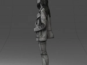 000125 Fashion girl 0425 3dp 3D Print Model