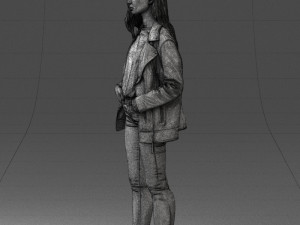 000125 Fashion girl 0425 3dp 3D-printmodel