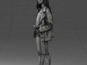 000125 Fashion girl 0425 3dp 3D Print Model