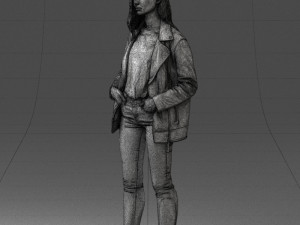 000125 Fashion girl 0425 3dp 3D-printmodel