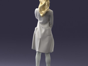 000132 Stylish Woman Taking a Selfie 3D 모델