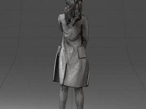 000132 Stylish Woman Taking a Selfie 3dp 3D Принт Модель