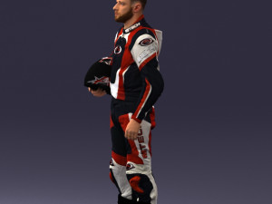 000145 Professional Motorcycle Racer 0709 Modello 3D