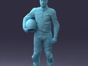 000145 Professional Motorcycle Racer 0709 Modello 3D