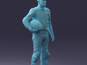 000145 Professional Motorcycle Racer 0709 Modello 3D