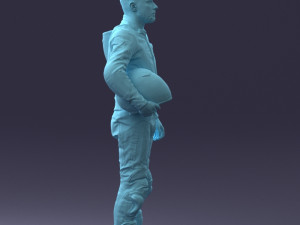 000145 Professional Motorcycle Racer 0709 Modello 3D