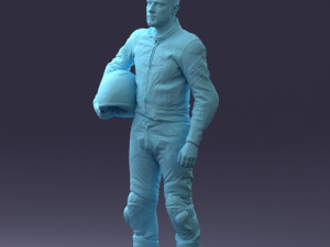 000145 Professional Motorcycle Racer 0709 Modello 3D