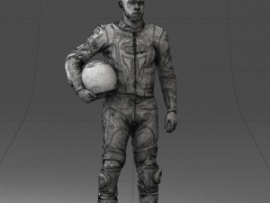 000145 Professional Motorcycle Racer 0709 Modello 3D
