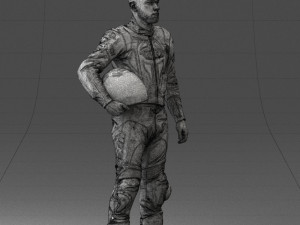 000145 Professional Motorcycle Racer 0709 Modello 3D