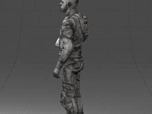 000145 Professional Motorcycle Racer 0709 Modello 3D