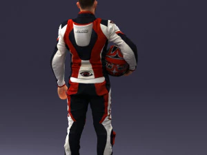 000145 Professional Motorcycle Racer 0709 3dp 3D Print Model