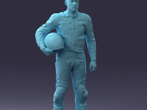 000145 Professional Motorcycle Racer 0709 3dp 3D Print Model