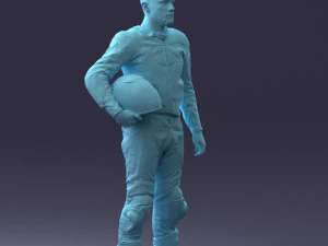 000145 Professional Motorcycle Racer 0709 3dp 3D Print Model
