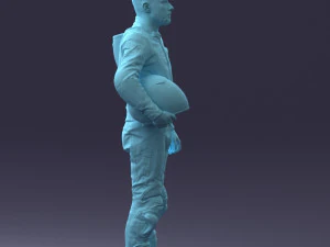 000145 Professional Motorcycle Racer 0709 3dp 3D Print Model