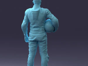 000145 Professional Motorcycle Racer 0709 3dp 3D Print Model